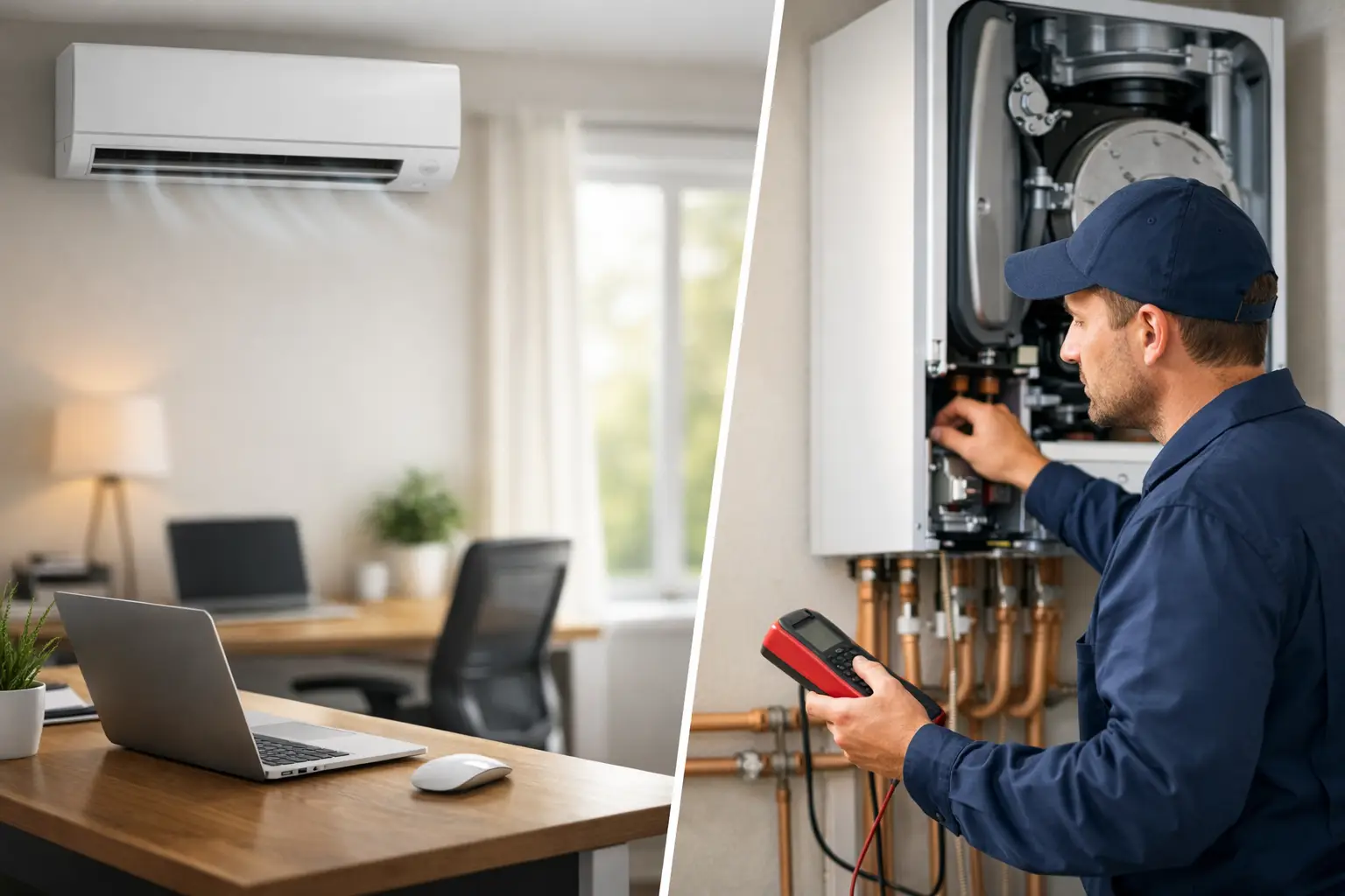 Air Conditioning for Home Office and Your Boiler